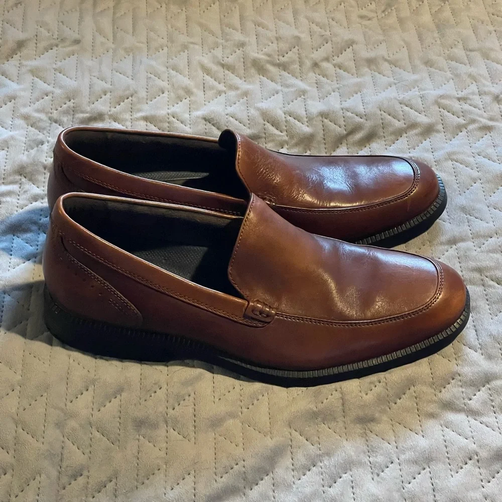 Rockport shoes men’s size 9 brown pre-owned‎ condition
